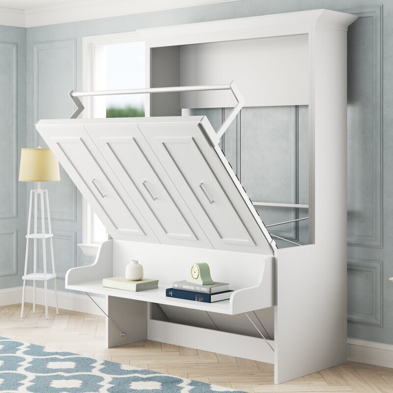Paneled Desk that Turns Into Bed