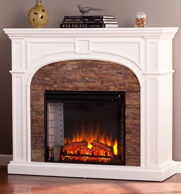 Paneled Fake Fire Place
