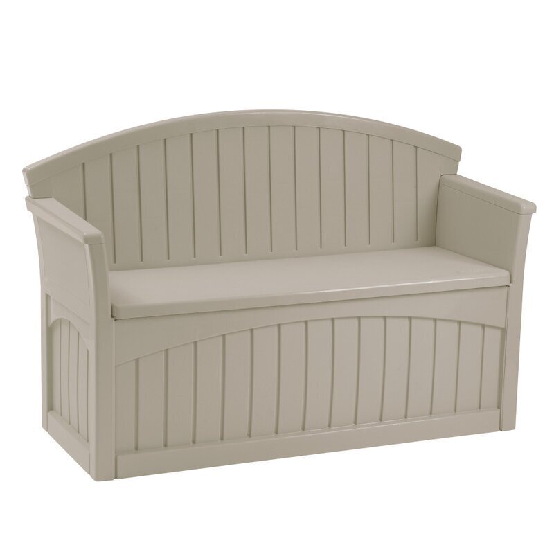 Paneled Outdoor Storage Bench Waterproof