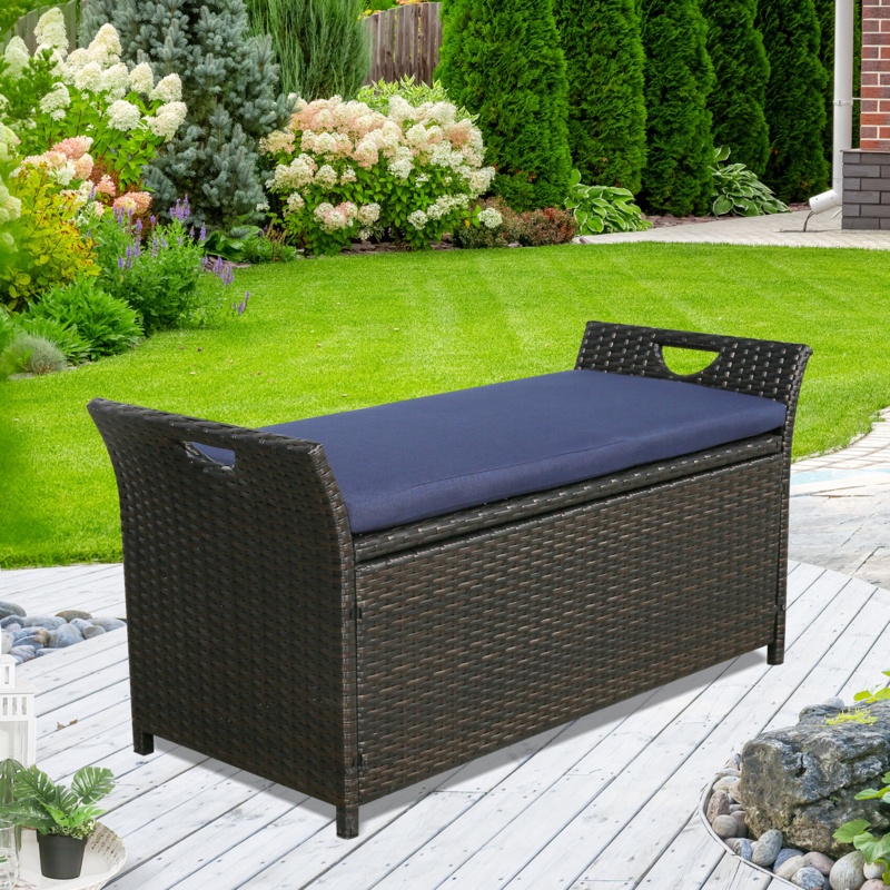 Pape Wicker Outdoor Bench