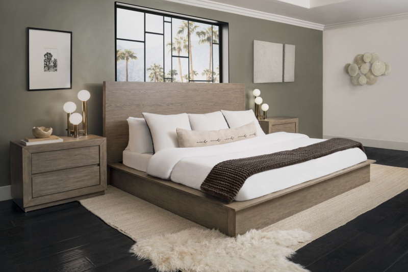 Parker 3-Pc Weathered Gray Bedroom Set