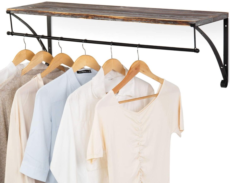 Payzlee 11.81'' Wall Mounted Clothes Rack