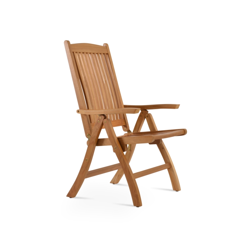 Stylish Folding Teak Chair