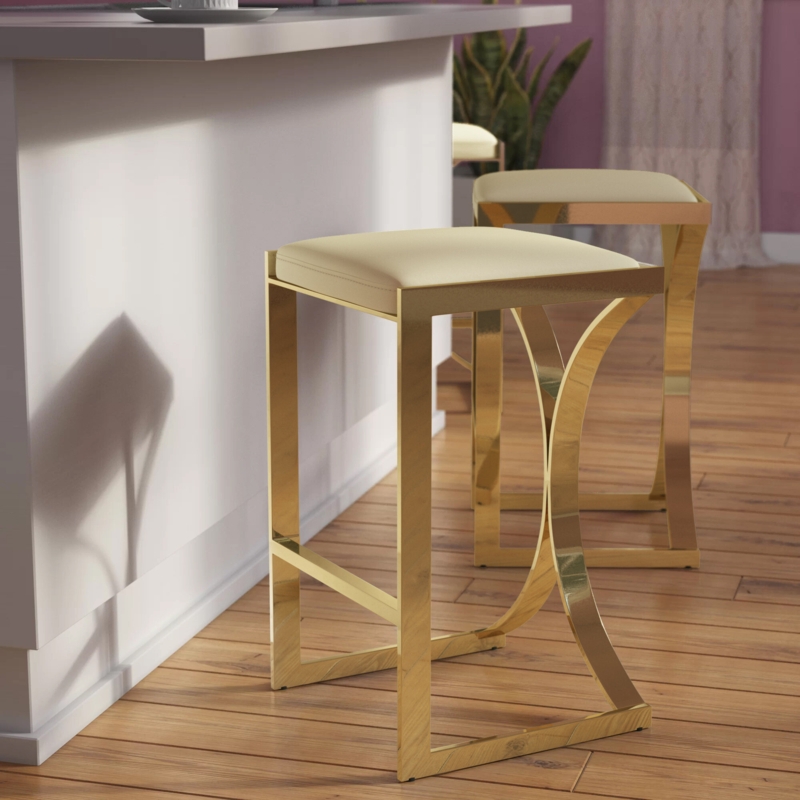 Contemporary Backless Bar Stool