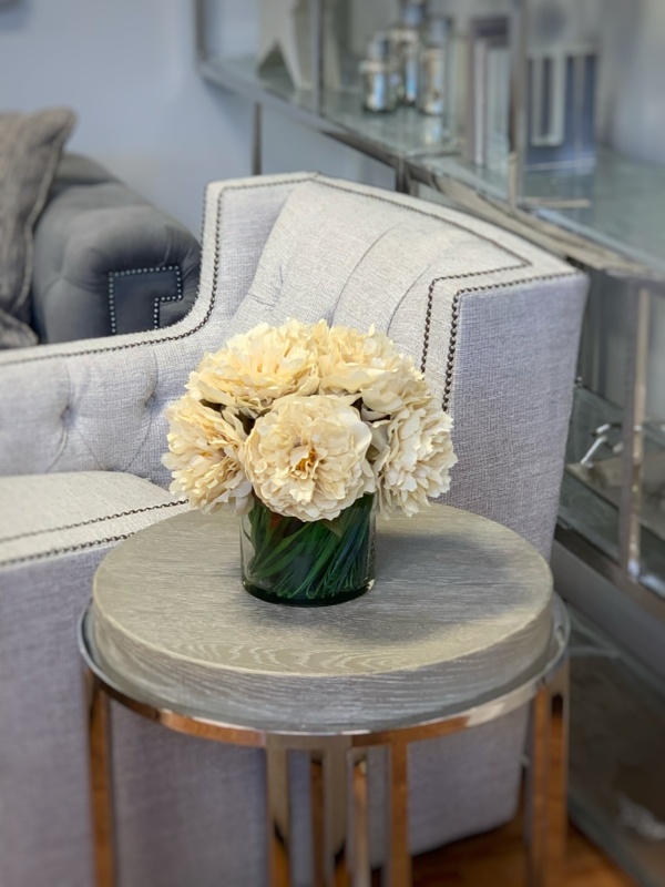 Peonies Floral Arrangement in Vase