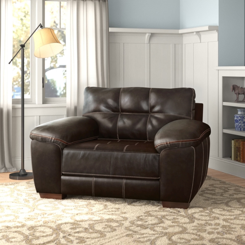 Spacious Chair and a Half with Deep Seating