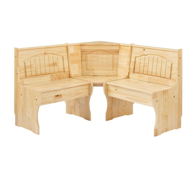 Pero 5 - Person Solid Wood Breakfast Nook Dining Set