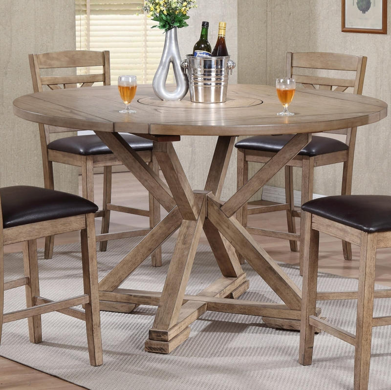 Distressed Drop Leaf Dining Table