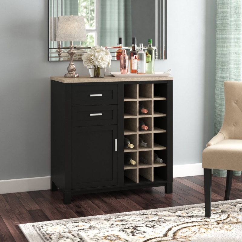 Pettigrew Bar with Wine Storage
