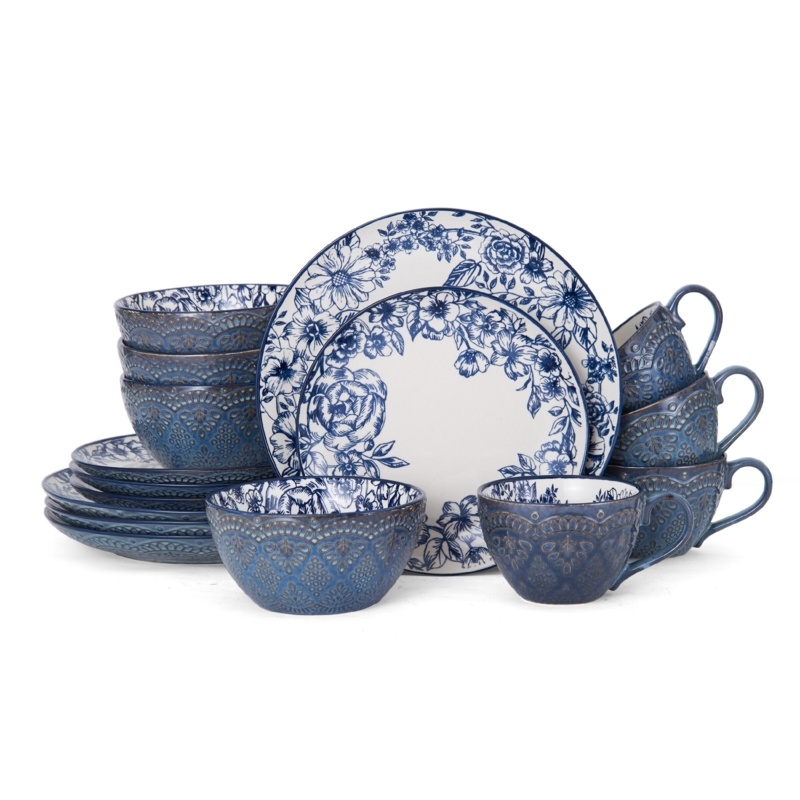 Pfaltzgraff Gabriela Stoneware Dinnerware Set - Service for 4