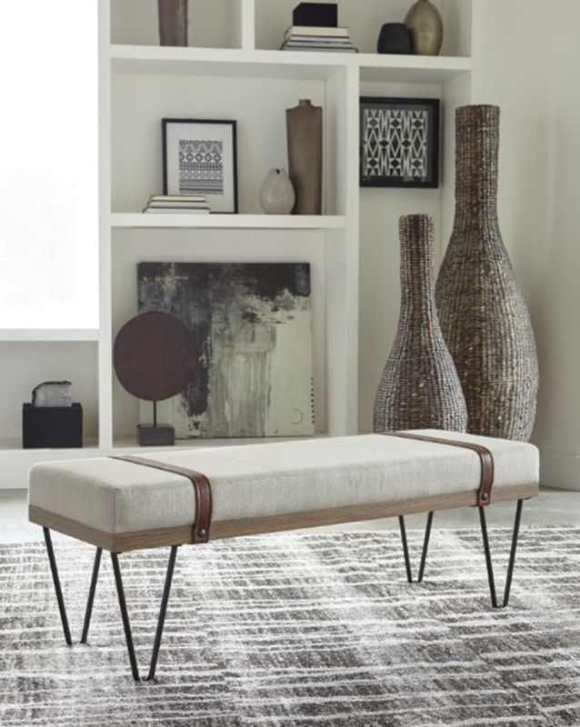 Pine Lawn Upholstered Bench