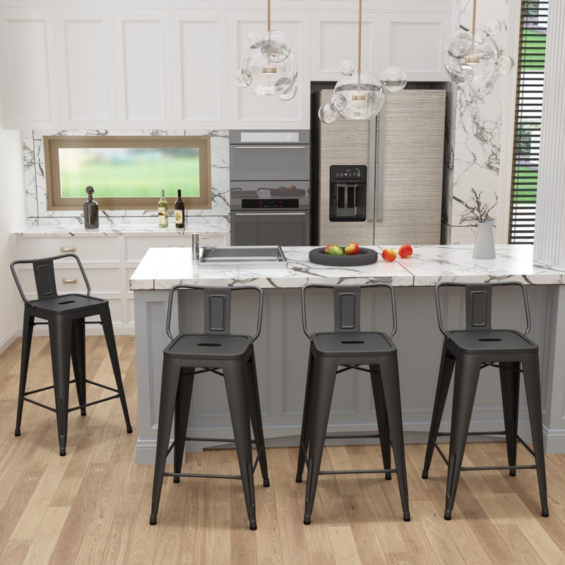 Stackable Backless Chair