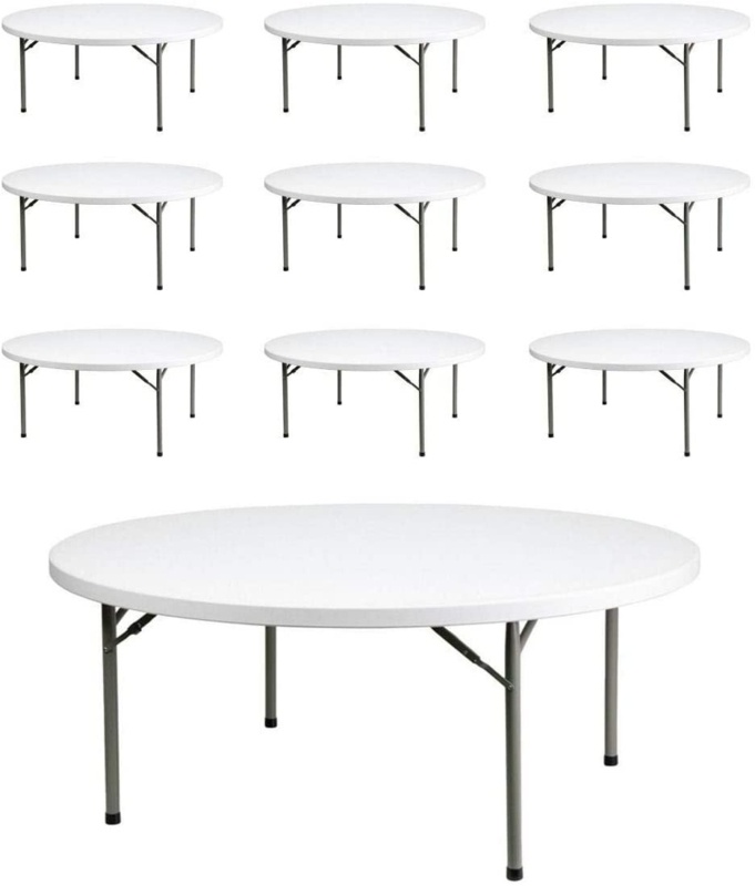 Plastic Circular Portable Banquet Table