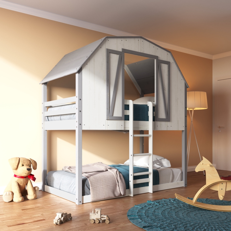 Twin-Over-Twin Fairytale Bunk Bed