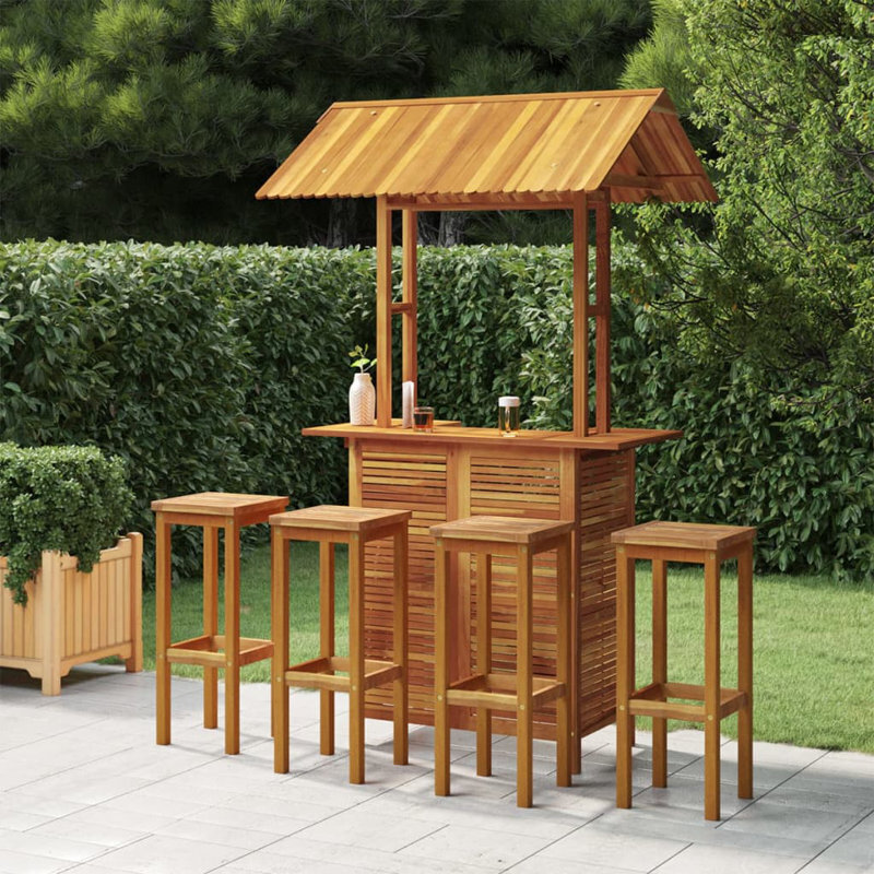 Pool Side Bar With Roof