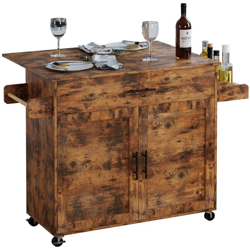 Portable Kitchen Island Table Combo