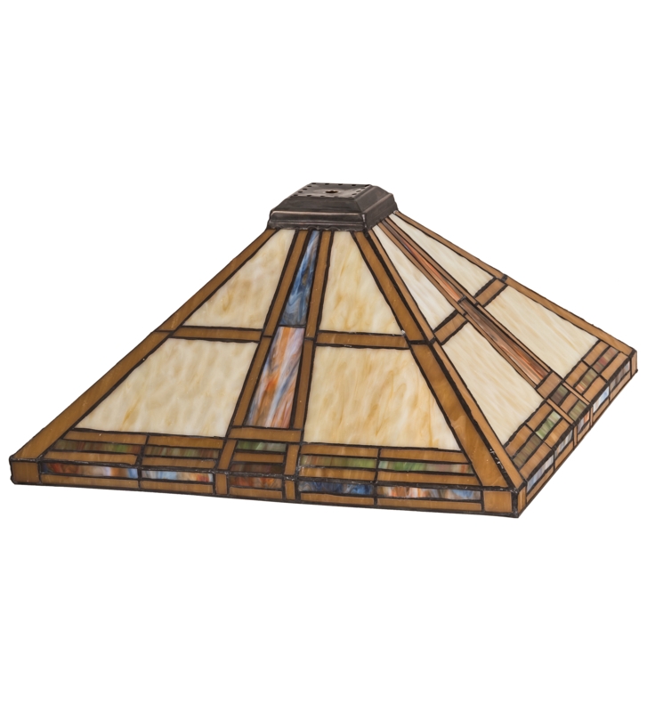 Handcrafted Art Glass Table Lamp