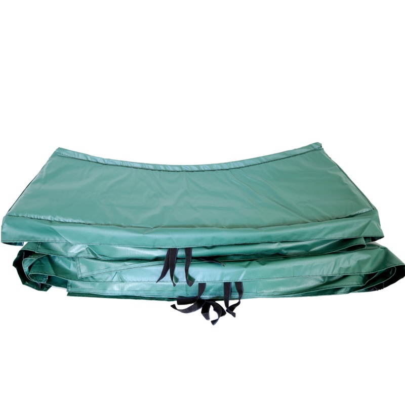 Pre-Packaged 17 Ft Oval Hunter Green Spring Pad-for 6 Pole Enclosure