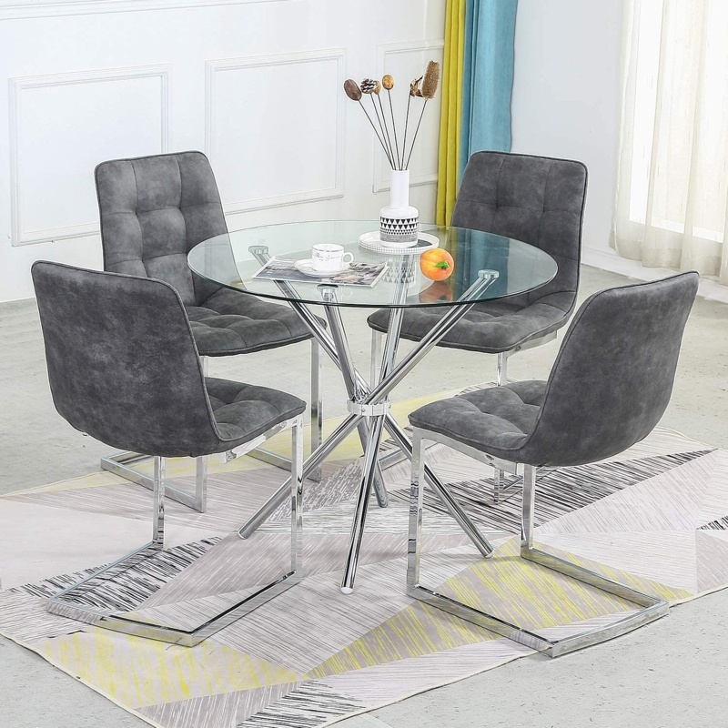 Prissila 4 - Person Counter Height Dining Set