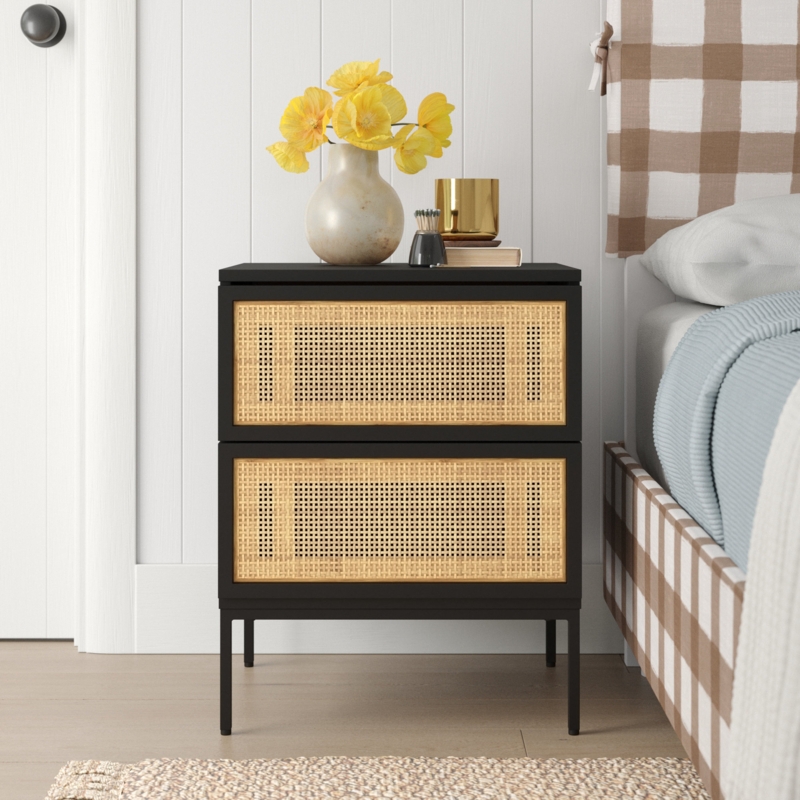 2-Drawer Coastal Nightstand