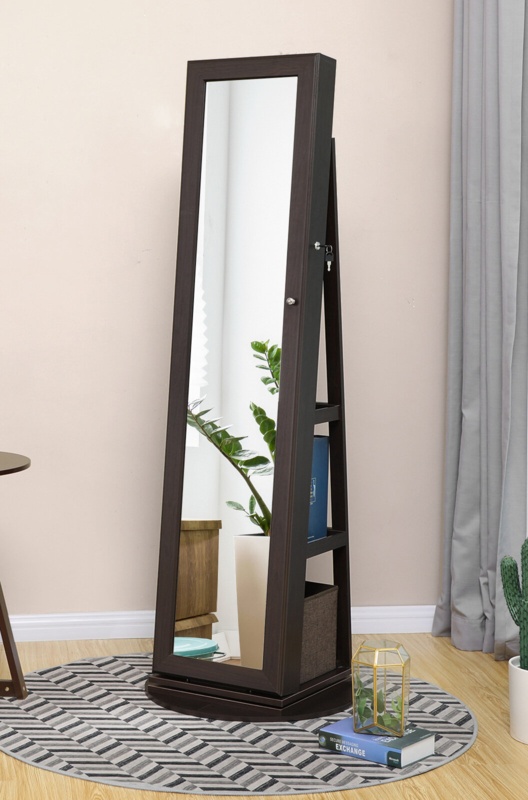 Quakertown 21.3'' Wide Jewelry Armoire with Mirror