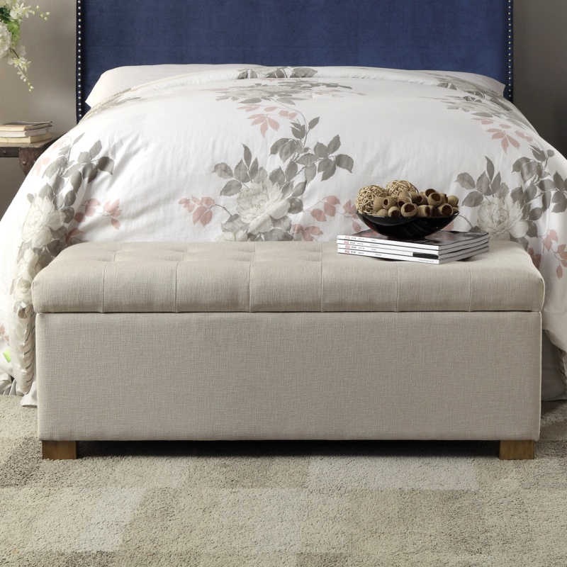Ravenwood Upholstered Flip Top Storage Bench