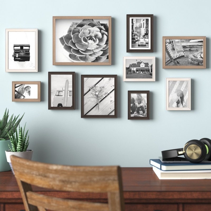 Rayburn Wood Gallery Picture Frame - Set of 10