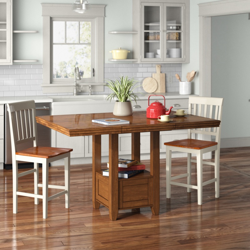 Rebecca Counter Height Drop Leaf Dining Table