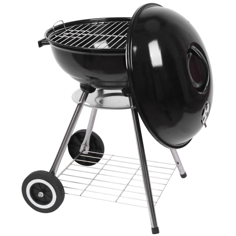 Apple Charcoal Stove Enamel with Side Wheel