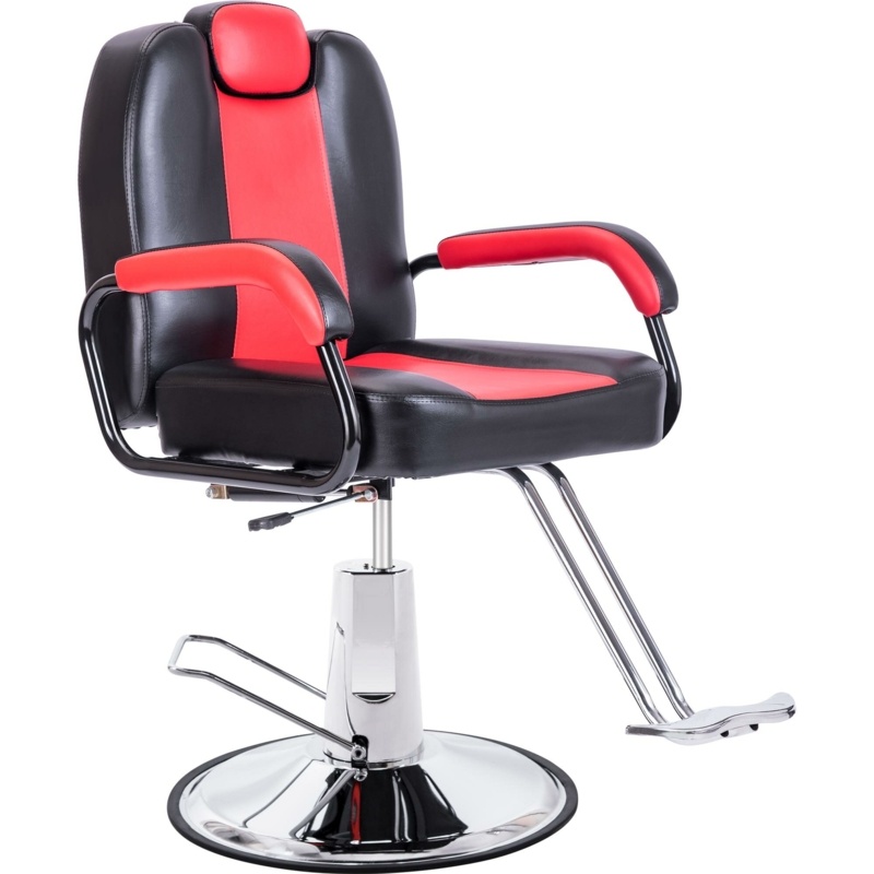 Reclining Barber Chair with Heavy-duty Pump