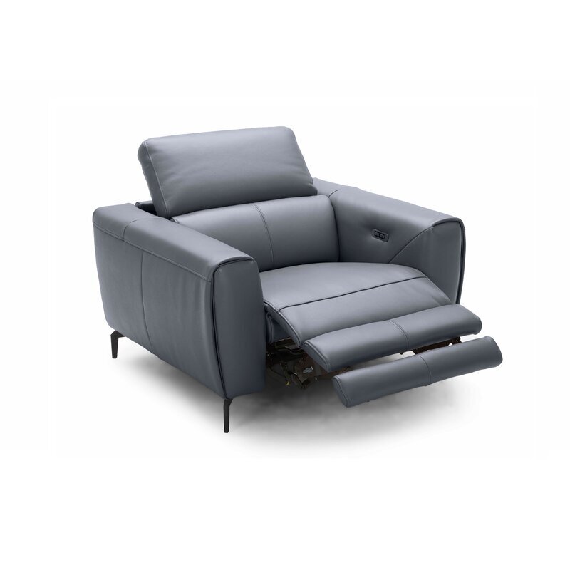 Reclining Modern Leather Chair for Living Room 