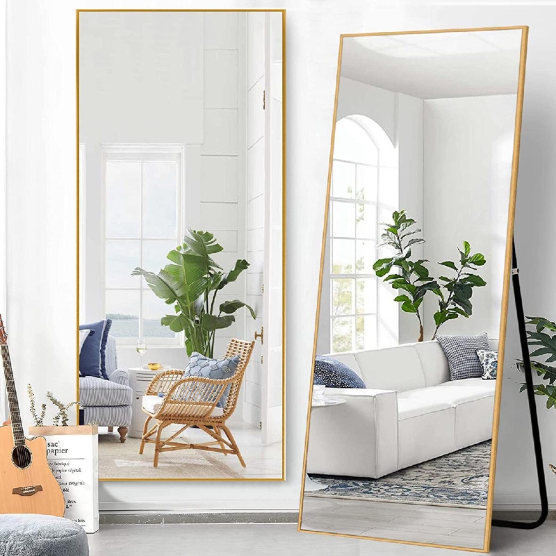 Gold Full Length Standing Mirror