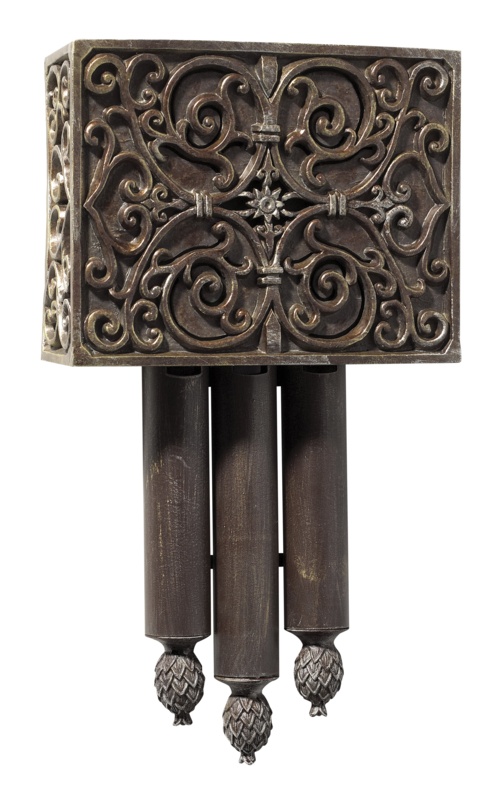 Hand Painted Doorbell Cabinet with Brass Chambers