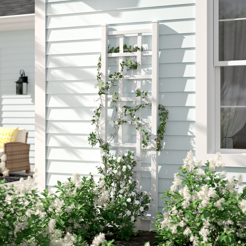 Reinke 75'' H x 22'' W Vinyl Lattice Panel Trellis