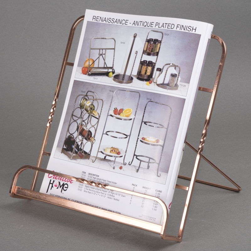 Copper Plated Recipe Book Holder