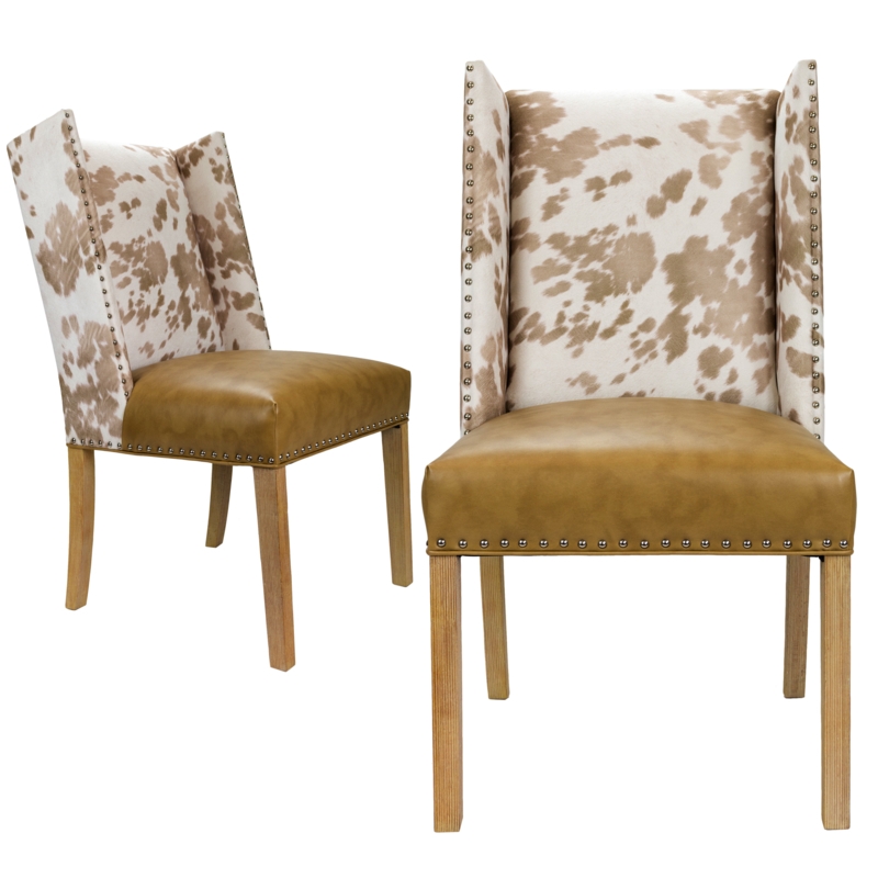 Upholstered Dining Chair with Nailhead Trim