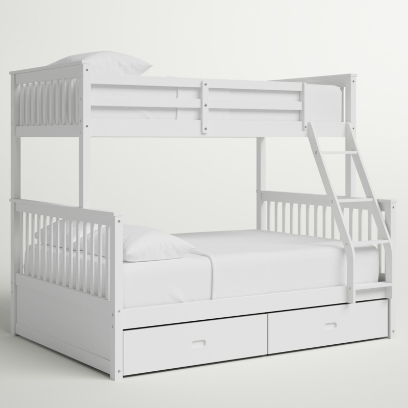 Reston Twin Over Full 2 Drawer Standard Bunk Bed by Sand & Stable™