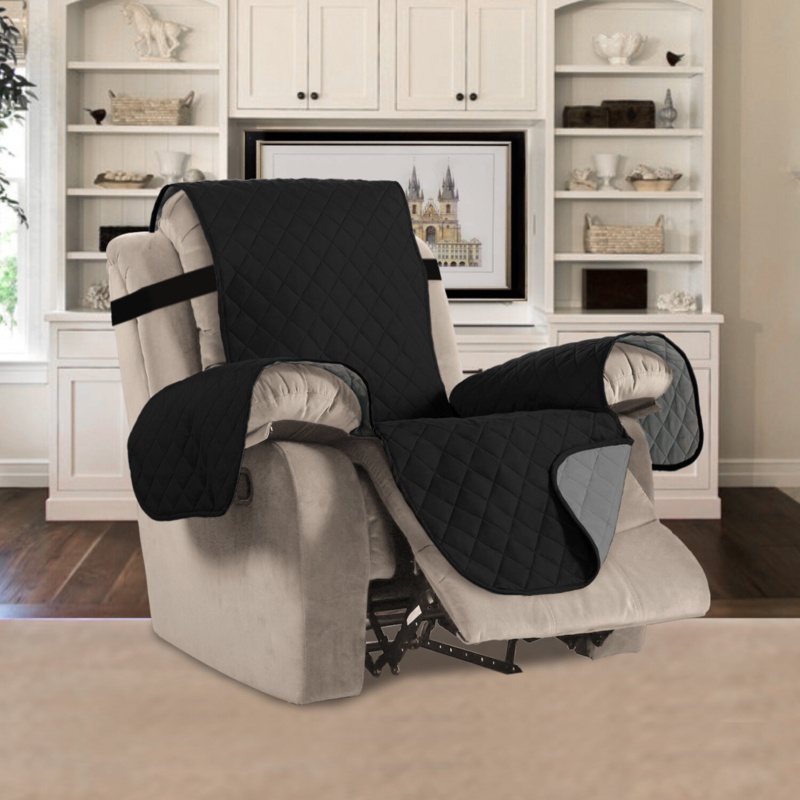 Reversible Box Cushion Recliner Slipcover