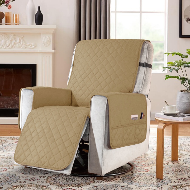 Reversible Box Cushion Recliner Slipcover