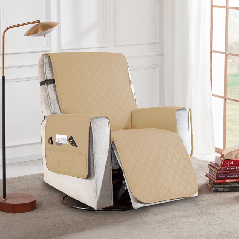 Reversible Comfort Box Cushion Recliner Slipcover