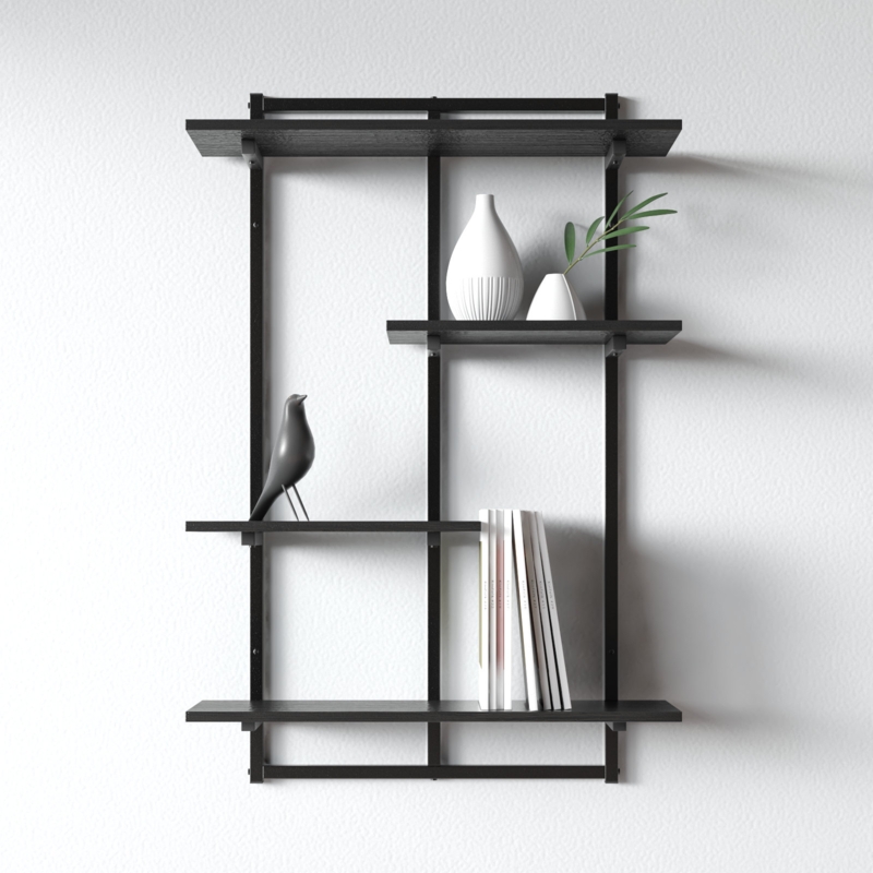 Wall Mounted Display Shelves