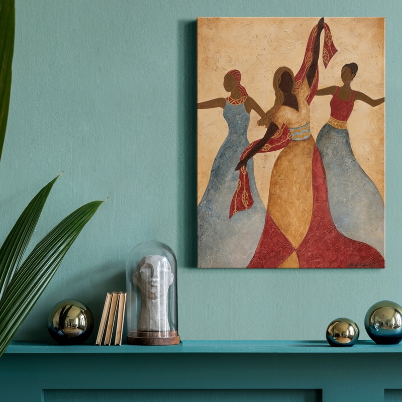 Rhythm & Dance II - Wrapped Canvas Graphic Art