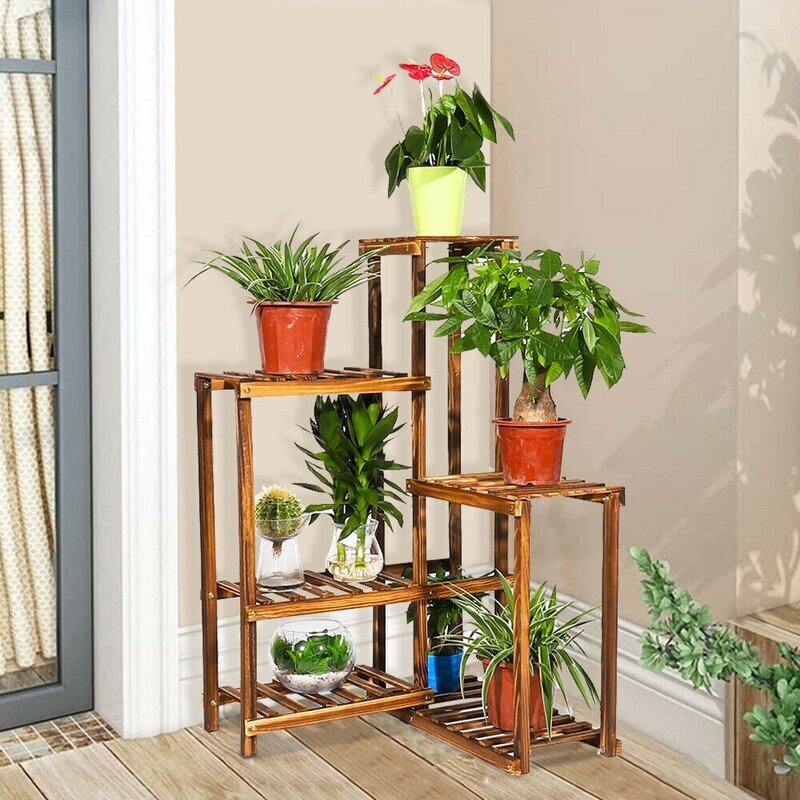 Ridged Tall Plant Stand Indoor | Foter