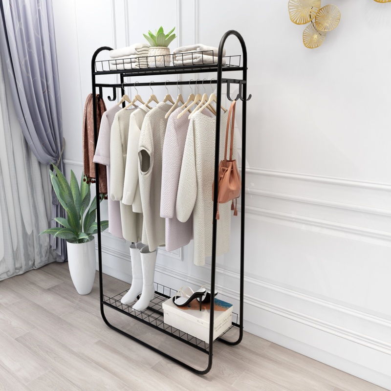 Sleek Metal Garment Rack