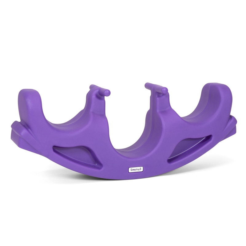 Colorful Rock & Spin Teeter-Totter with Tunnel Play
