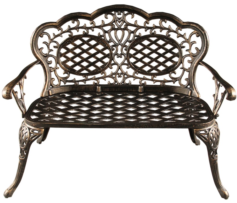 Rockwell Metal Outdoor Bench