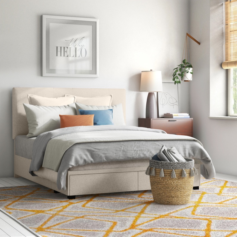 Ronnie Upholstered Storage Bed