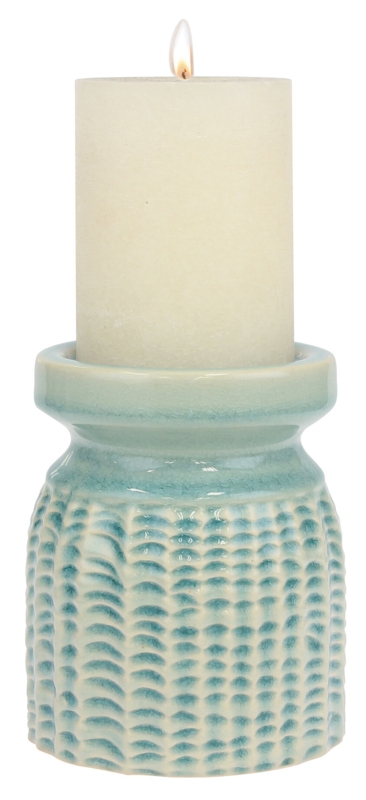 Urchin-Textured Pillar Candle Holder