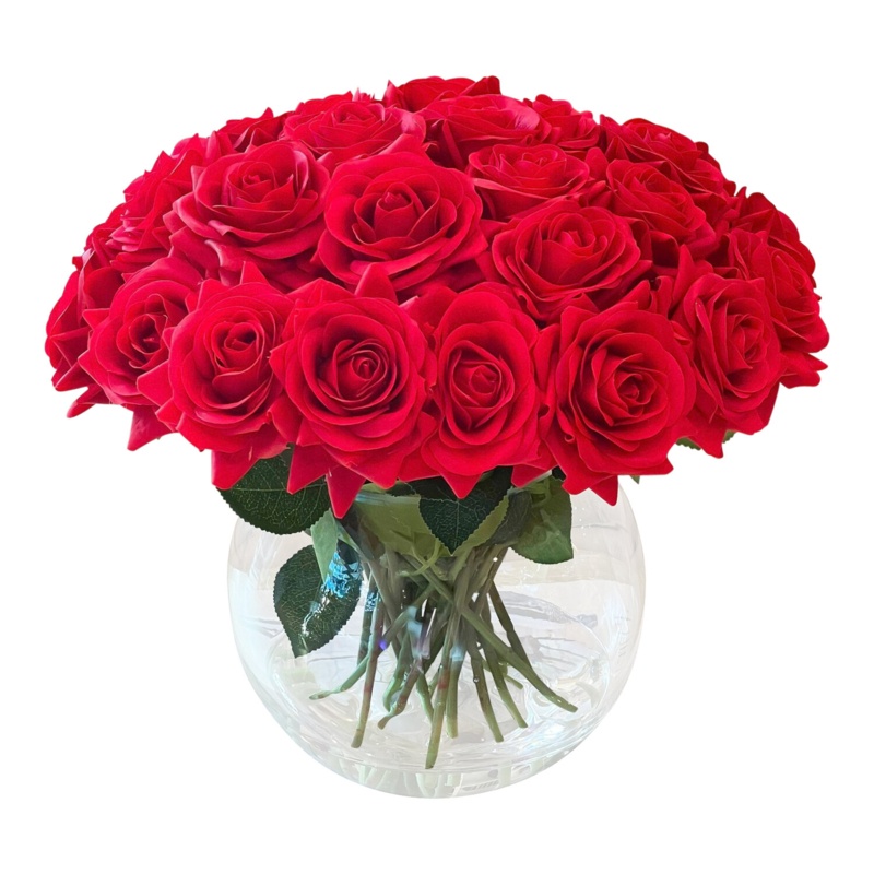 Roses Centerpiece in Vase