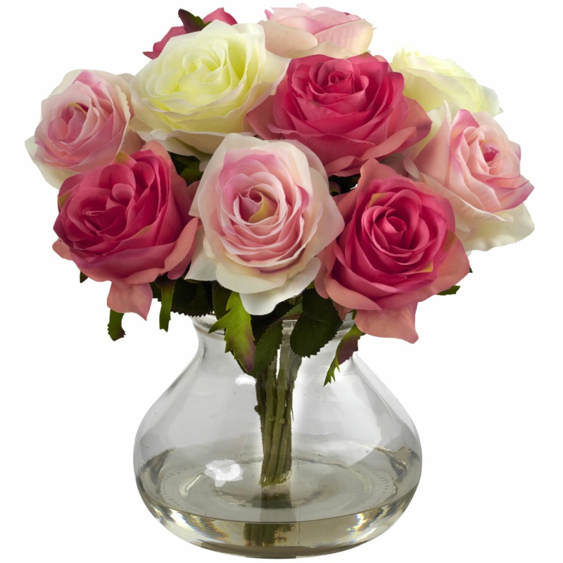 Roses Centerpiece in Vase